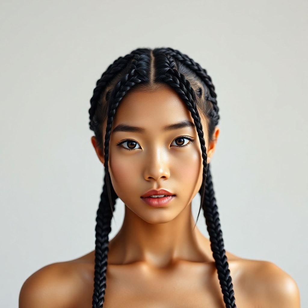 Medium Korean Braids