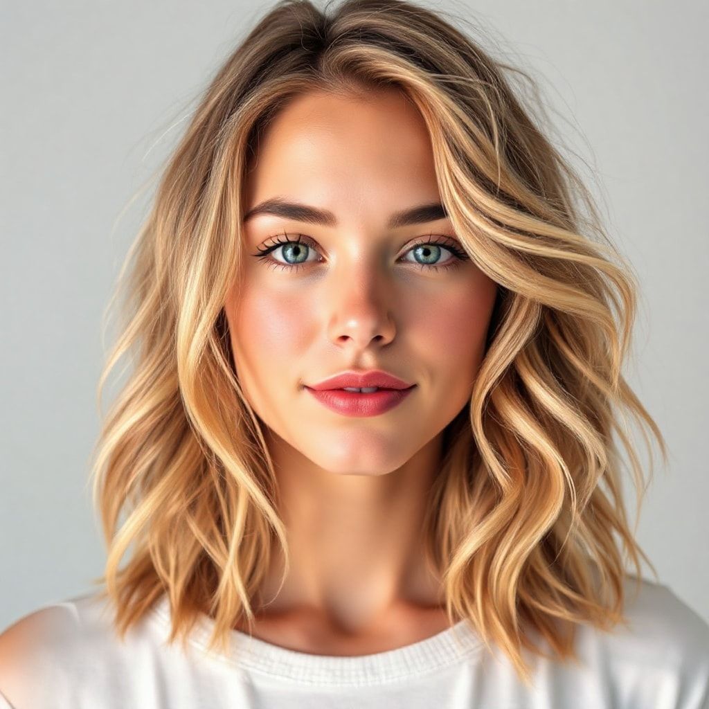 Short Beach Waves Hairstyle